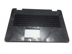 Carcasa superioara cu tastatura Asus ROG N751JK iluminata foto