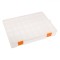 Cutie Organizator, 40 Compartimente, Transparent, Plastic, 38x28.5x5.5cm