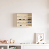 vidaXL Suport de expunere din lemn Maro 40 x 8.5 x 37 cm placaj