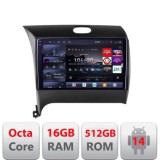 Navigatie Kia Cerato 2013-2017 Edotec Kit-1562 8 core QLED 2K 16+512 360 Android Waze USB Navigatie Internet Youtube Radio CarStore Technology
