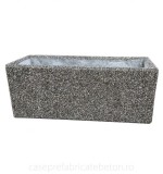 Jardiniera din beton cu piatra naturală 150x50x60 cm