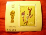 Colita Romania 1981 -Campionatul Mondial Fotbal Spania &#039;82 , dantelat