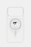 Karl Lagerfeld husă pentru telefon iPhone 17 Pro Max culoarea transparent, KLHMP17XHFCCNOT