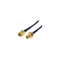 Cablu adaptor SMA mufa, SMA soclu, 0.5m, 50Ω, BQ CABLE -