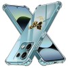 Husa antisoc pentru xiaomi redmi note 14s - airbag tpu, col&Egrave;uri ranforsate- butterfly auriu