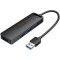 HUB USB Vention, porturi: 4 x USB 3.2 gen 1, micro USB (M), conectare prin USB 3.2 gen 1, rata transfer 5 Gbps, ABS, cablu 0.15m negru, &quot;CHLBB&quot; (timbr