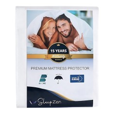 Protectie Saltea Impermeabila 80x200 cm, Bumbac Molleton GRS&reg; si Oeko-Tex&reg;, Moale, Antiacarieni 80х200 cm Alb 80 x 200