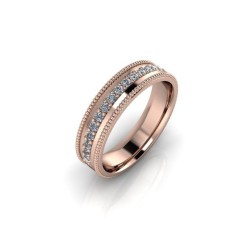 Verigheta dama din aur roze 14K - 56