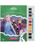 Cumpara ieftin Sa pictam cu Olaf si prietenii sai. Disney Regatul de Gheata II. Carte de colorat cu pensula si acuarele/***