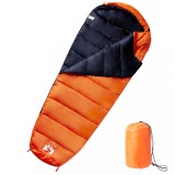 vidaXL Sac de dormit tip mumie pentru adulți de camping, 3 anotimpuri 94468