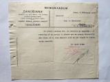 Memorandum emis de Danubiana Fabrica de rafinarii de zahar din Roman 1938 / CD1P