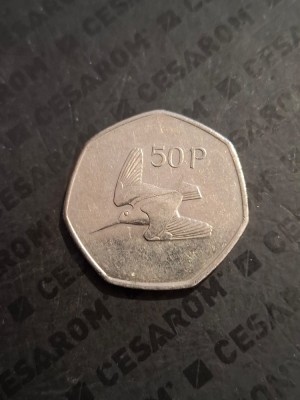 50 pence 2000 irlanda foto