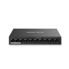 MERCUSYS DESKTOP SWITCH 10PORT MS110P POE, Interfata: 10&times; 10/100