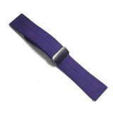 Cumpara ieftin Curea de ceas Bleumarin din silicon cu inchidere deployant magnetic 20mm, 22mm WZ5366, Time Veranda