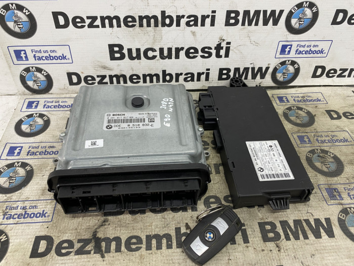Kit pornire carculator motor ECU DDE CAS BMW E90 316d,318d N47N