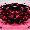 Instalatie pom, liniara, 100 LED, 9m, rosu