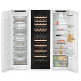 Combina frigorifica incorporabila Side by Side Liebherr IXRFW 5103 Pure, NoFrost, EasyFresh, 797 l, Vitrina vinuri TipOpen, VarioSpace, SuperCool, Dis