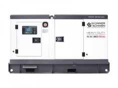 Generator de curent trifazat cu motor diesel Konner Sohnen KS 35-3BES, 35 kva