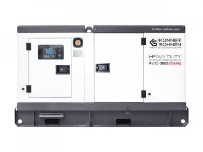 Generator de curent trifazat cu motor diesel Konner Sohnen KS 35-3BES, 35 kva foto