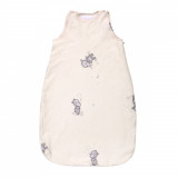 Sac de dormit Lorelli, de iarna, din bumbac ranforce, 95 cm, Happy Hippo Beige