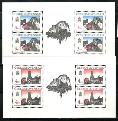 Cehoslovacia 1989 - Bratislava istorica, serie colite neuzate foto