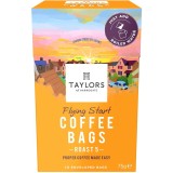 Cafea Pliculete Flying Start, Taylors of Harrogate, 10 pliculete ambalate individual, 100% Arabica, 75 g