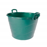 Ciubar Rotund cu Maner STERK, Capacitate 50 L, Dimensiune 55 x 37 cm, Verde, Ciubar Rotund, Ciubar Plastic, Ciubar cu Maner, Ciubar Rotund cu Maner, C