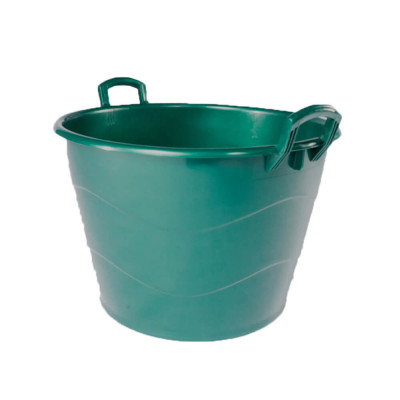 Ciubar Rotund cu Maner STERK, Capacitate 50 L, Dimensiune 55 x 37 cm, Verde, Ciubar Rotund, Ciubar Plastic, Ciubar cu Maner, Ciubar Rotund cu Maner, C foto