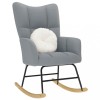 Gossi scaun balansoar, gri deschis, material textil