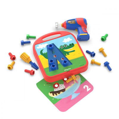 Bormasina Magica - Invatam litere si cifre PlayLearn Toys foto