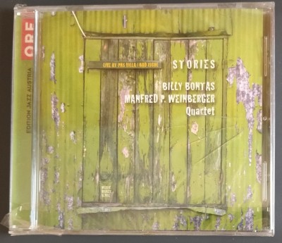 CD ORIGINAL JAZZ: BILLY BONTAS - MANFRED P.WEINBERGER QUARTET: STORIES LIVE 2009 foto