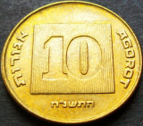 Cumpara ieftin Moneda exotica 10 AGOROT - ISRAEL, anul 1995 *cod 775 = UNC, Asia