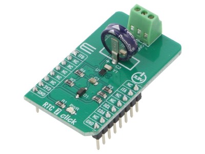 RTC 7 Click Placă prototip RTC I2C 3.3V foto