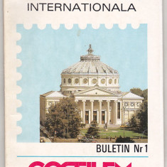 bnk fil Expofil internationala Socfilex Bucuresti 1979 - Buletin