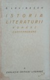 Istoria literaturii romane contemporane. Evolutia criticei literare, vol. 2 - E. Lovinescu