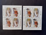 2013 -Romania - Europa 2013 - Vehicule Postale - bloc de 4 timbre tip I + tip II - LP1979a