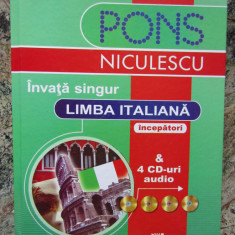 INVATA SINGUR LIMBA ITALIANA & 4 CD-URI INCEPATORI - BEATRICE ROVERE-FENATI