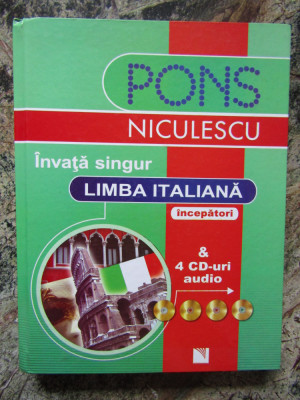INVATA SINGUR LIMBA ITALIANA &amp;amp; 4 CD-URI INCEPATORI - BEATRICE ROVERE-FENATI foto