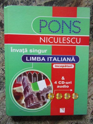 INVATA SINGUR LIMBA ITALIANA &amp;amp; 4 CD-URI INCEPATORI - BEATRICE ROVERE-FENATI foto