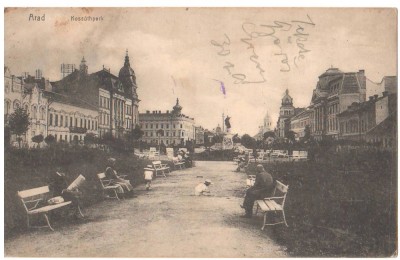 SV * Arad * PARCUL KOSSUTH * 1913 foto