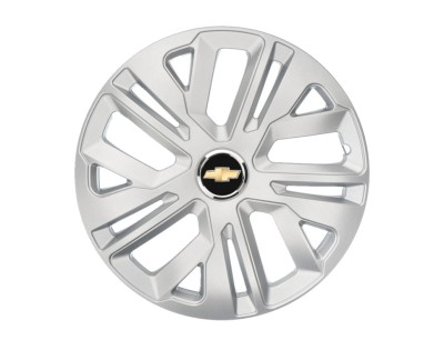 Set 4 capace roti 16`` Raven Gri, Compatibile cu Chevrolet foto
