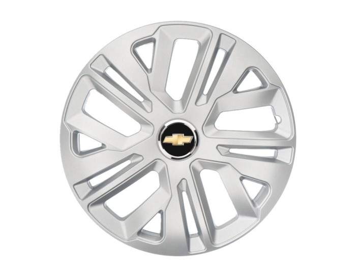 Set 4 capace roti 16`` Raven Gri, Compatibile cu Chevrolet