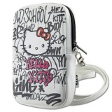 Geanta Crossbody - Hello Kitty Leather Graffiti Kitty Head (HKPBPDGPHE) - White