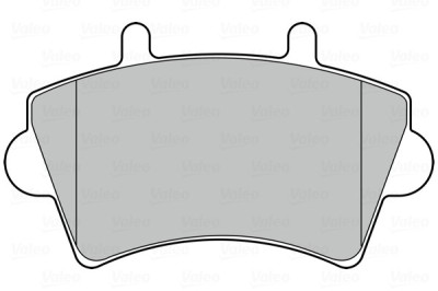 VALEO 301537 FIRST set placute frana,frana disc foto