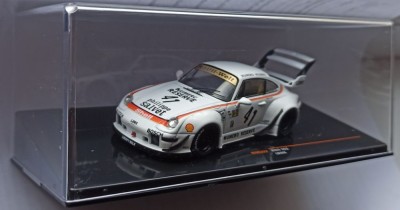 Macheta Porsche 911 RWB 993 LBWK - IXO Premium 1/43 (Livery Le Mans) foto