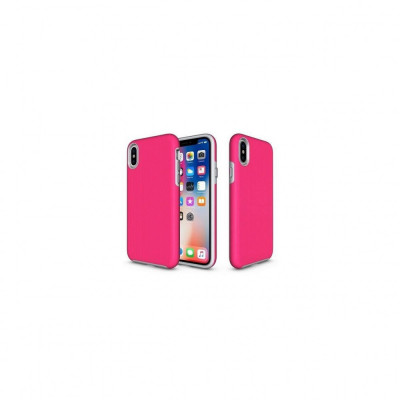Husa Compatibila cu Apple Iphone XS,Apple iPhone X-Iberry Rugged Pink foto