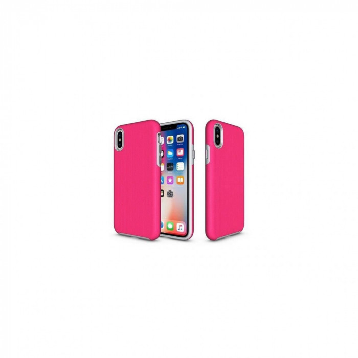 Husa Compatibila cu Apple Iphone XS,Apple iPhone X-Iberry Rugged Pink