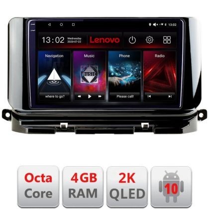 Navigatie Skoda Octavia 4 2020-2024 , Octacore Qualcomm, 4Gb RAM, 64Gb Hdd, 4G, Qled 2K, DSP, Carplay, Bluetooth CarStore Technology
