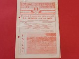 Program meci fotbal PETROLUL PLOIESTI - ASA MIZIL (02.09.1984)