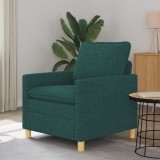 vidaXL Canapea Verde &icirc;nchis Țesătură 42028751